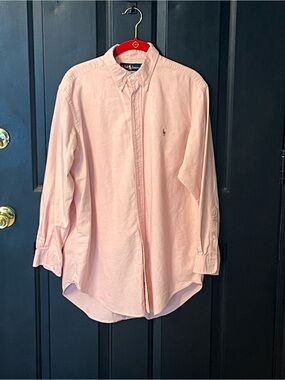 Ralph Lauren Light Pink Oxford Button-Down Shirt